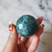 Load image into Gallery viewer, Blue Apatite Sphere
