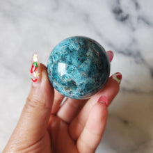 Load image into Gallery viewer, Blue Apatite Sphere
