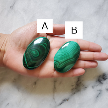 Load image into Gallery viewer, Malachite Palm Stone
