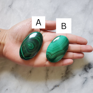 Malachite Palm Stone