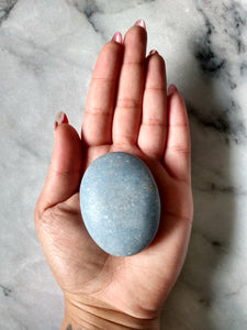 Angelite Palm Stone